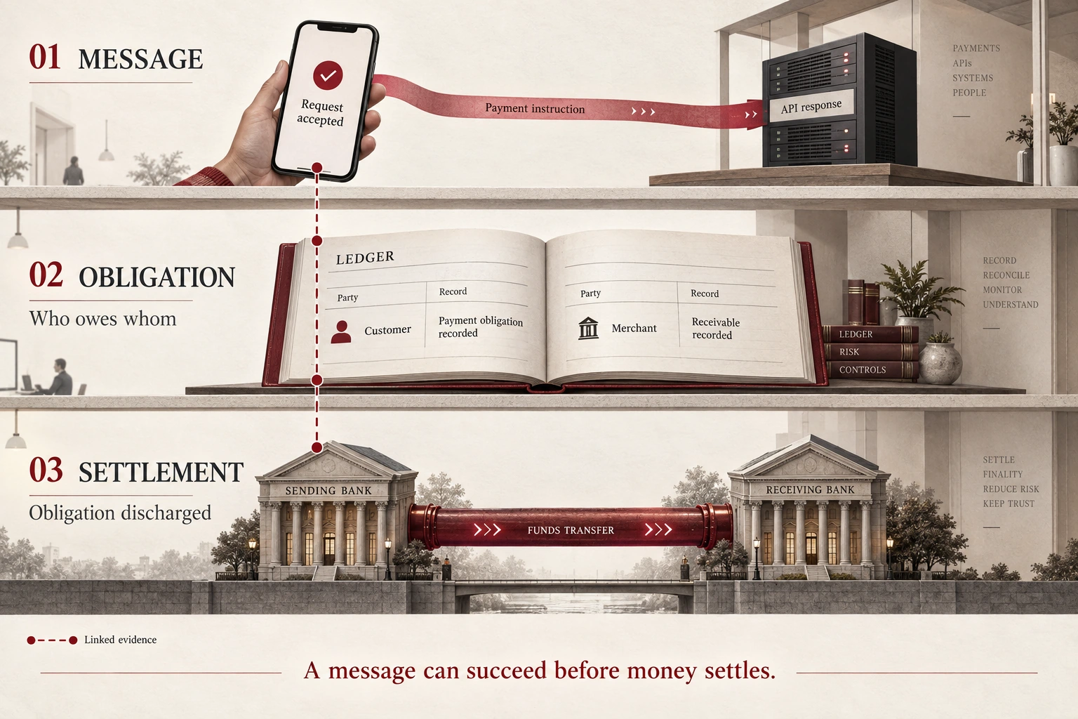 One payment. Three different truths.